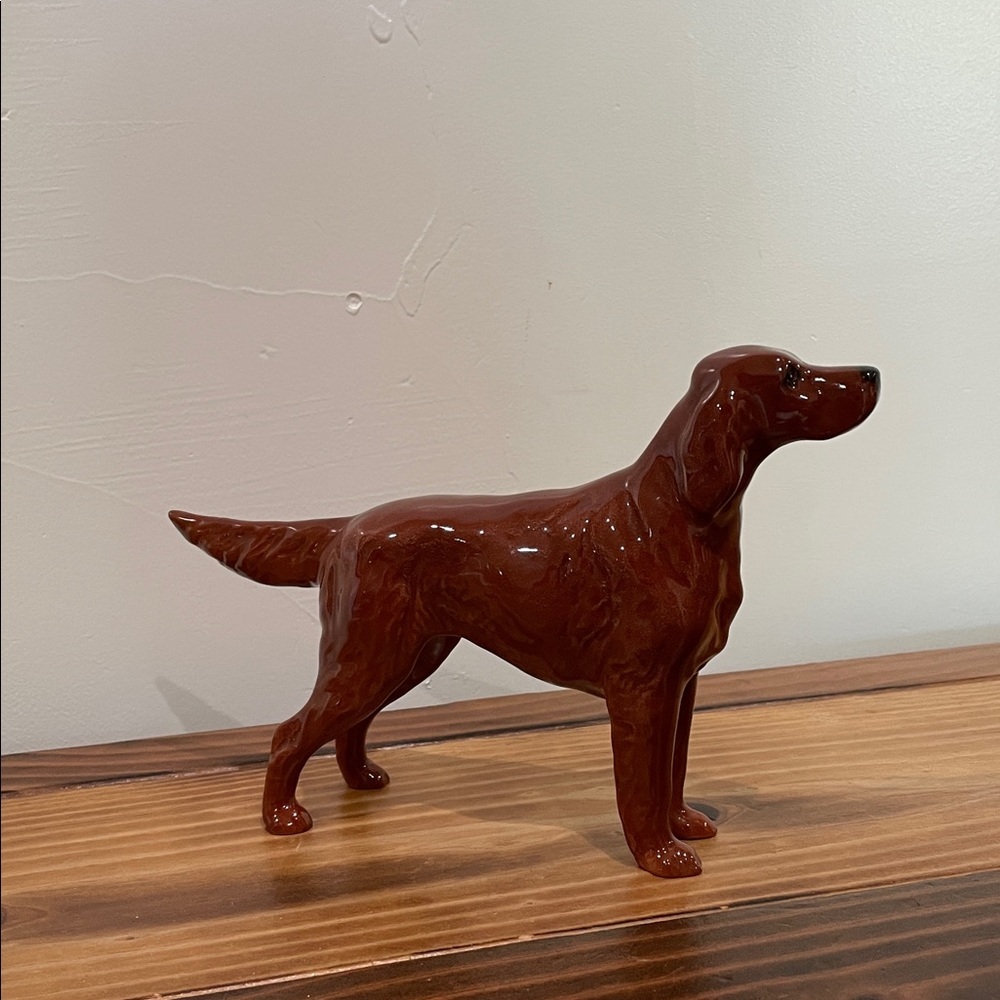 Vintage Beswick England Porcelain Irish Setter Dog figure - Picture 2 of 12